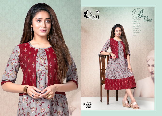 Sputnik Foil By Kinti Designer Kurti Catalog